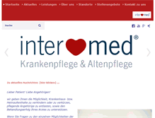 Tablet Screenshot of krankenpflege-intermed.de